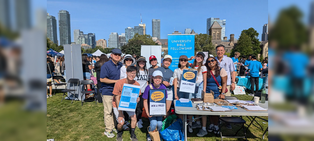 (CANADA) St. George UBF's had a Blessed Club Fair and Outreach for the New Fall Semester